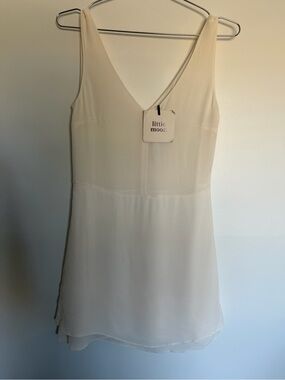 Aritzia Little Moon Cream Slip Dress - V-Neck Women’s Intimate